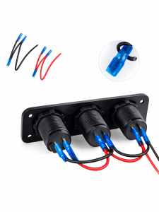 TDS TS-CAU48 Зеленый Разветвитель авто (Врезной)